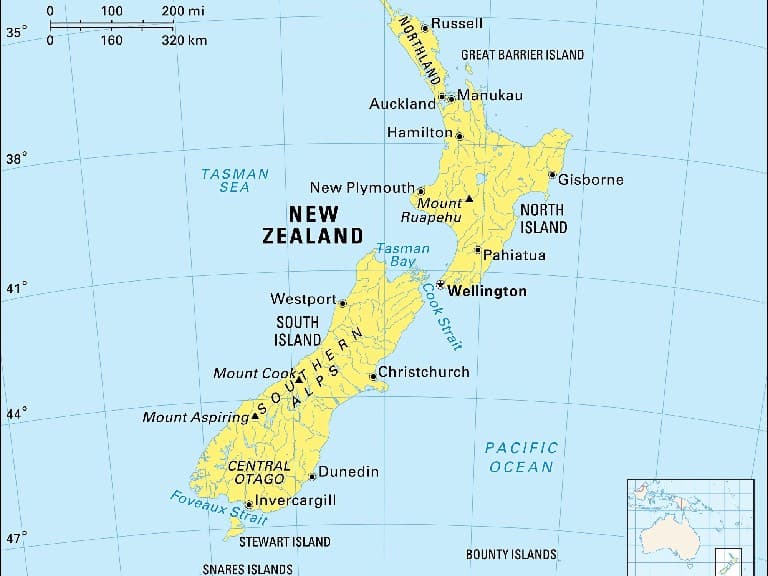 Geography in New Zealand