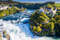 Rhine Falls In Switzerland