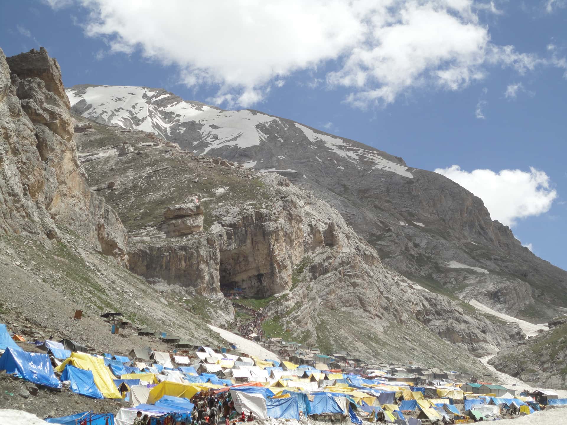 Amaranth Holy Cave in Kashmir