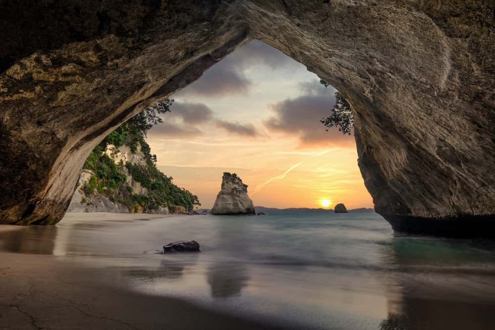 Cathedral Cove in Australia - New Zealand Diwali Tours