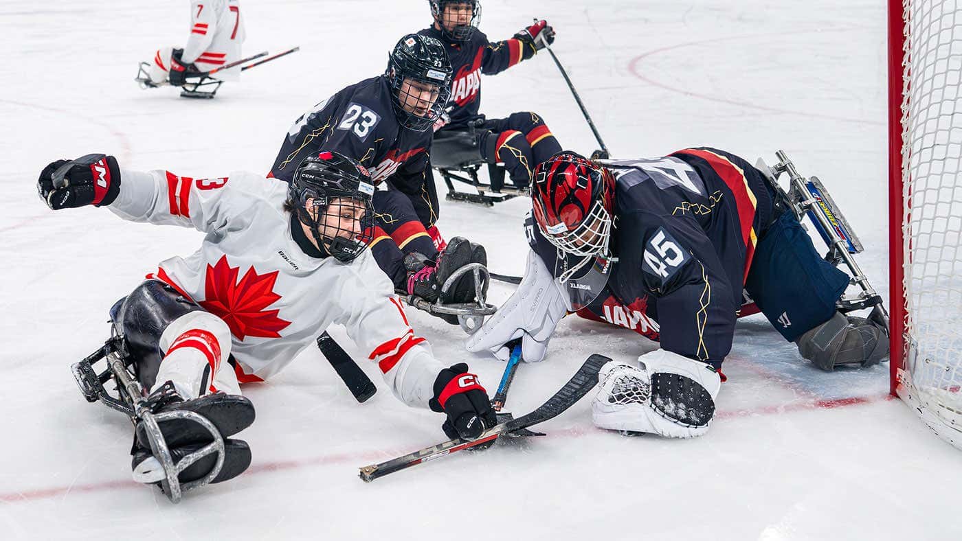 Get Up Close To An Ice Hockey Team in Canada