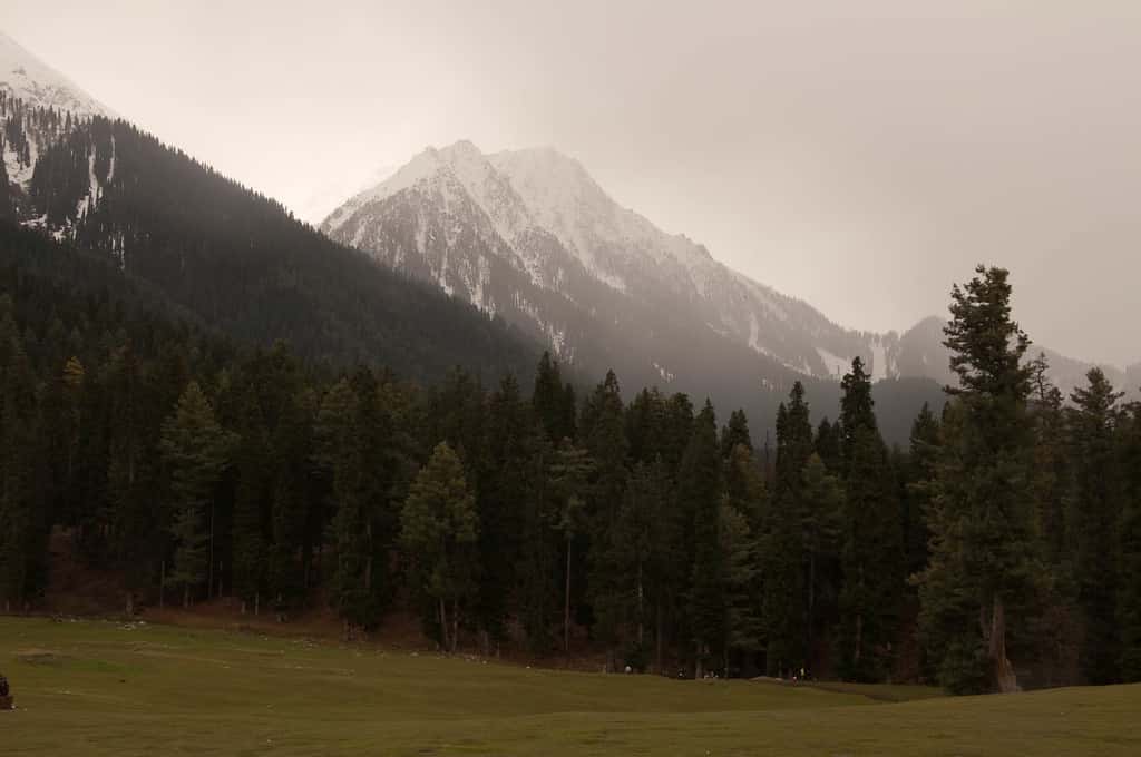 Baisaran Hills in Kashmir