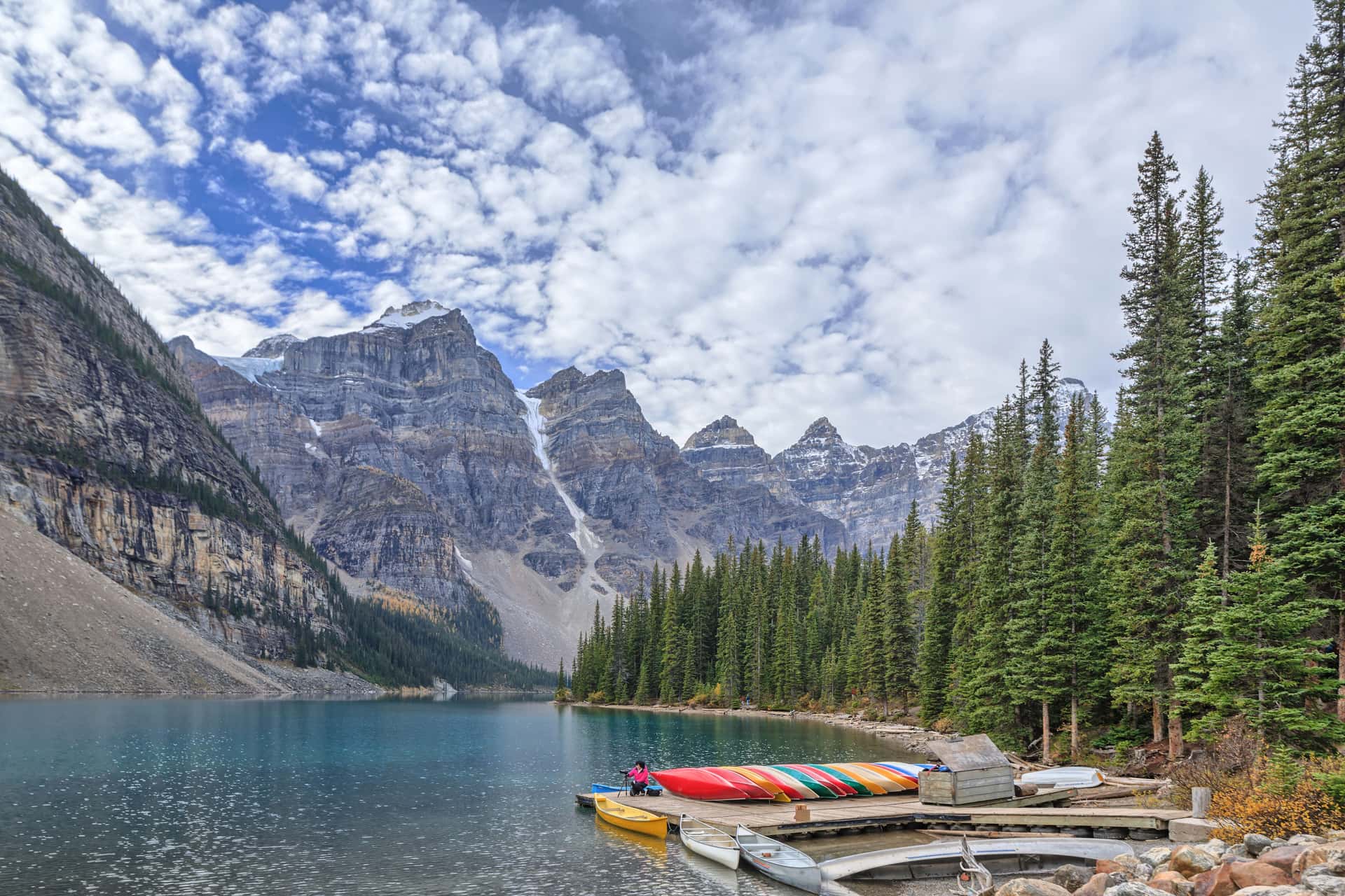 Bow Falls in Canada