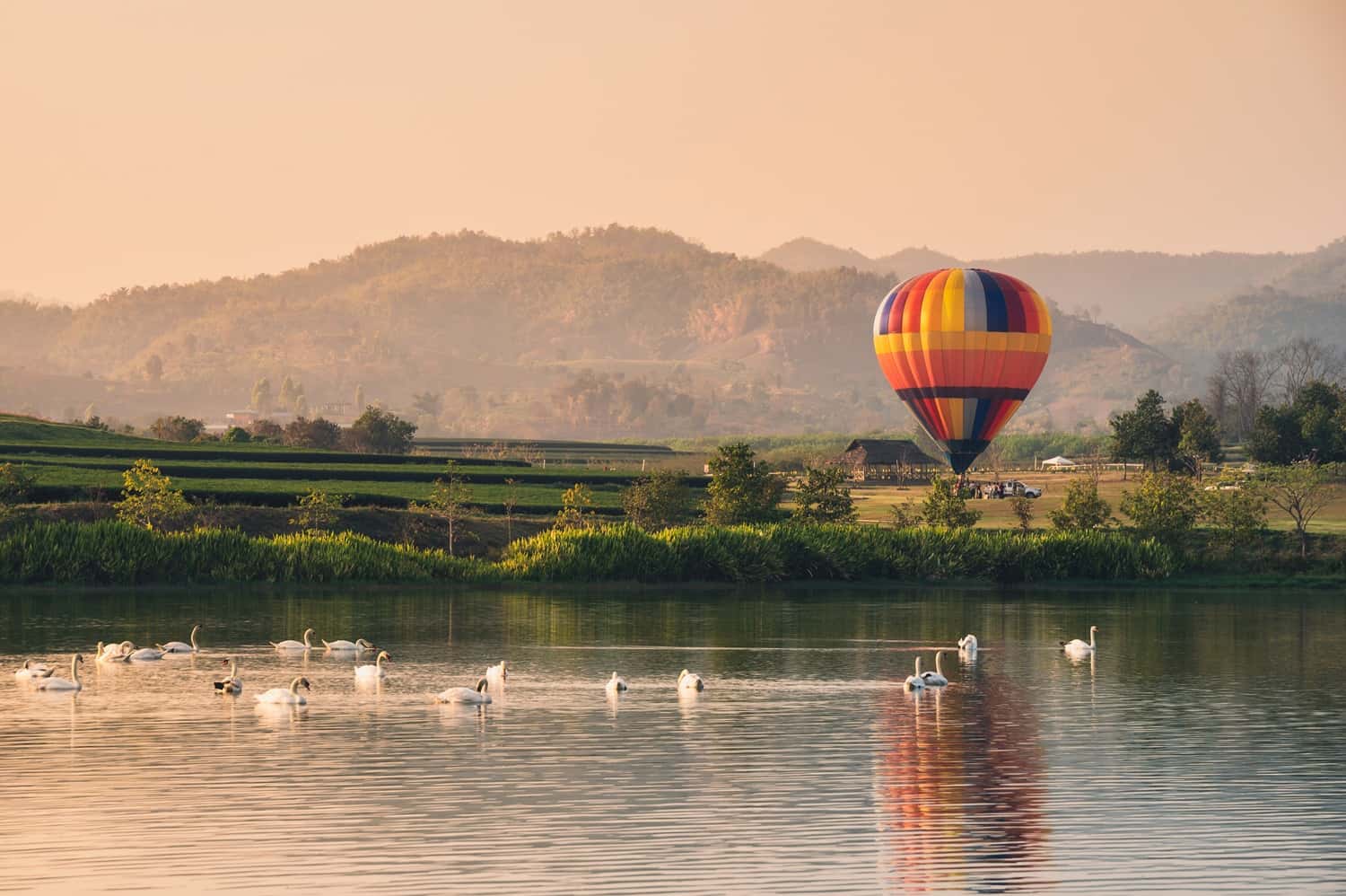Hot Air Ballooning In Dambula in Sri Lanka