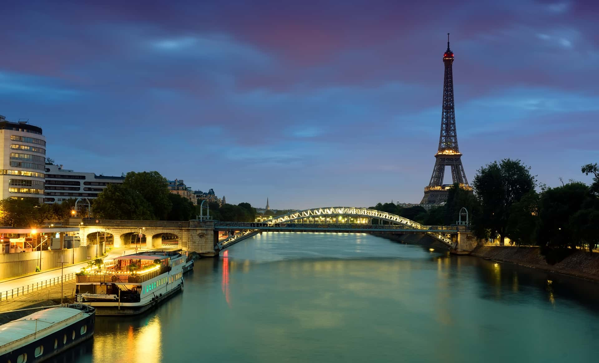 Paris illumination cruise in All Of Europe