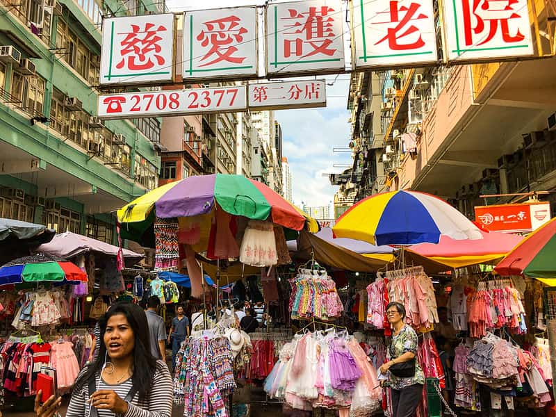 Hunt for The Best Bargains at Mong Kok Ladies Market in Hong Kong Macau