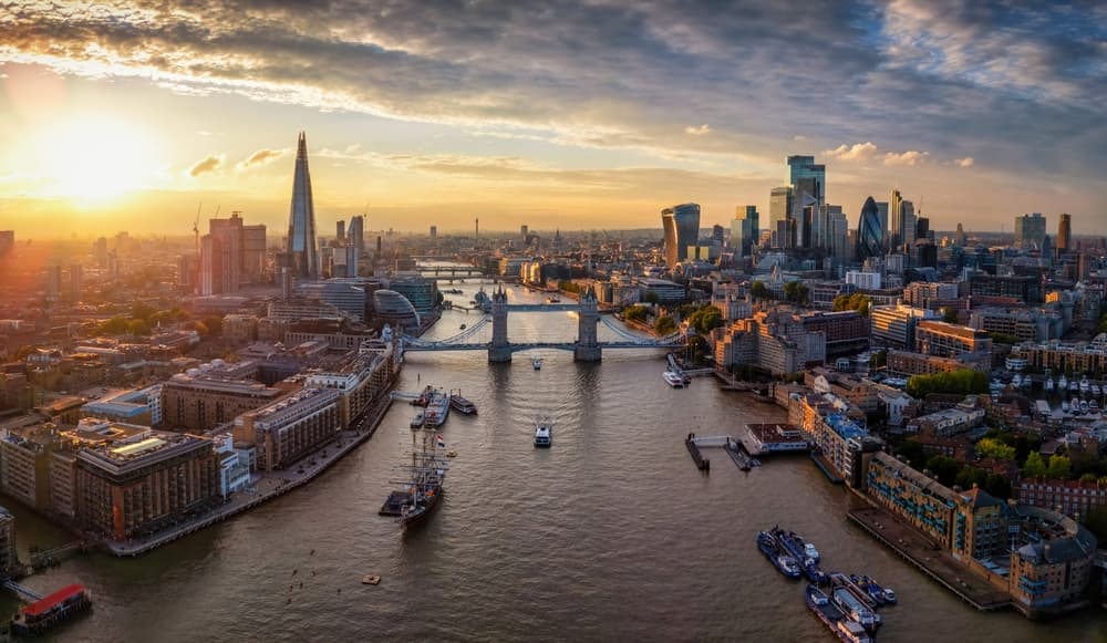 Arial View-Of London City 