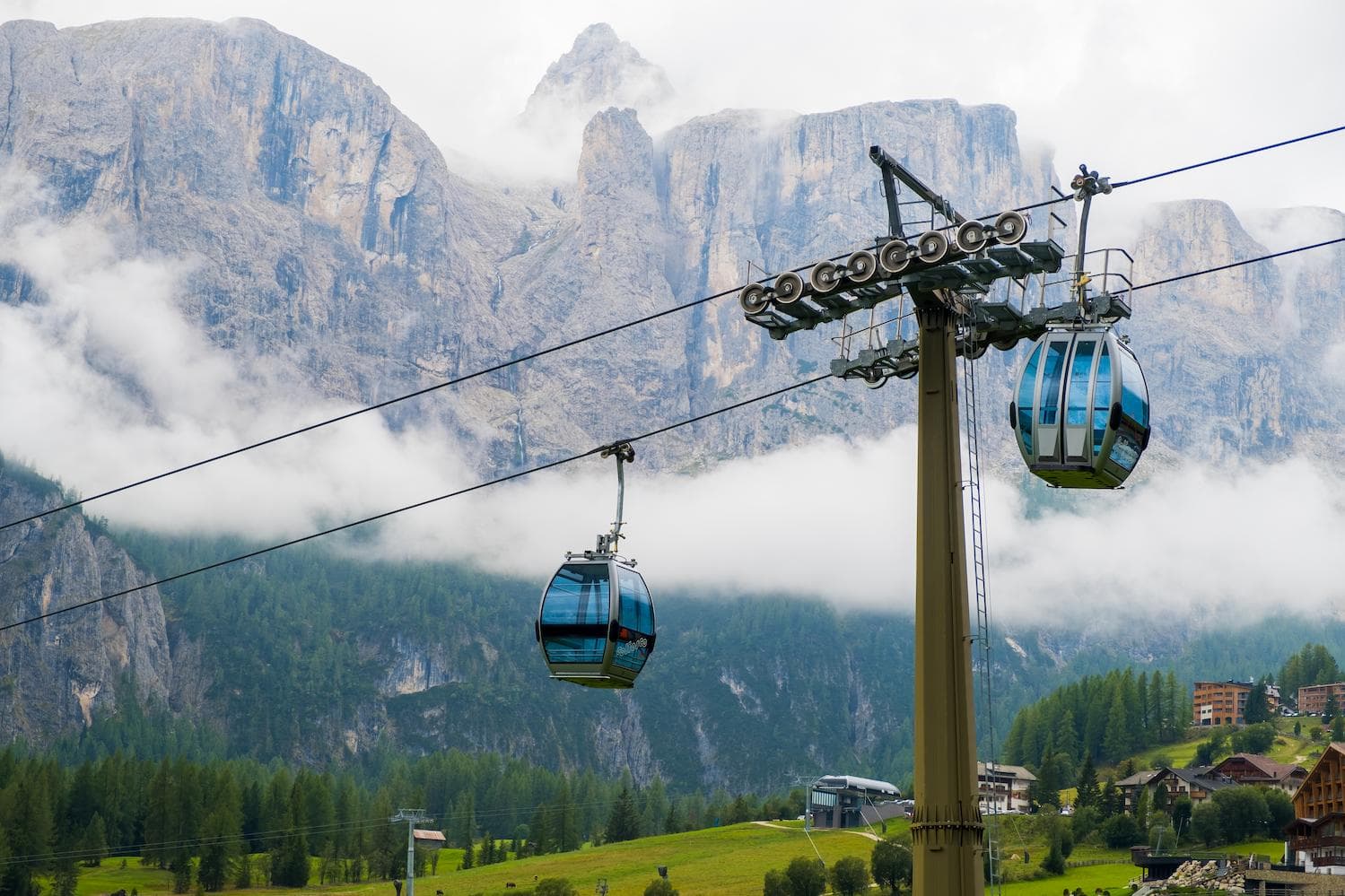 Dolomites Cable Car To Seceda 