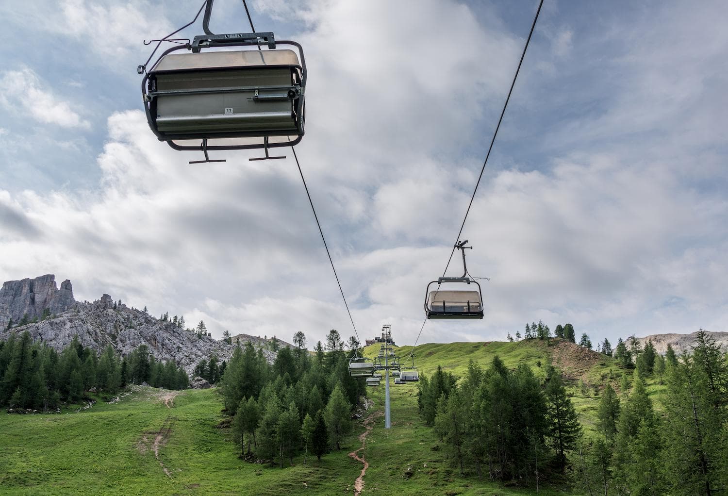 Dolomites Cable Car To Seceda 