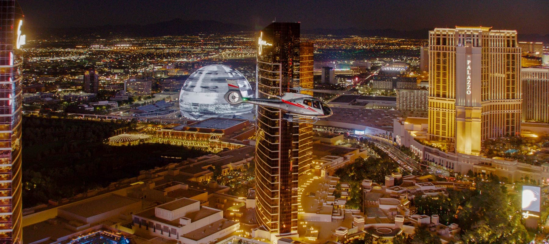City Lights Helicopter Strip Tour 1