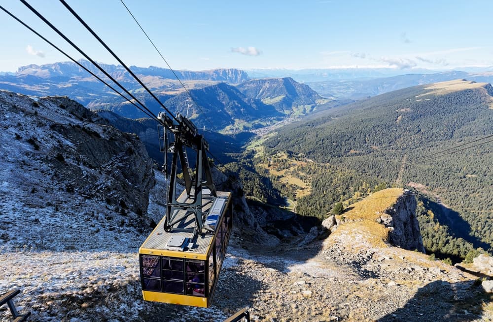 Dolomites Cable Car To Seceda 