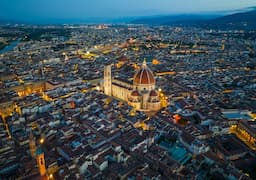 Florence Duomo Night View 