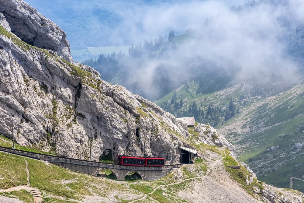 Pilatus Cogwheel Train 