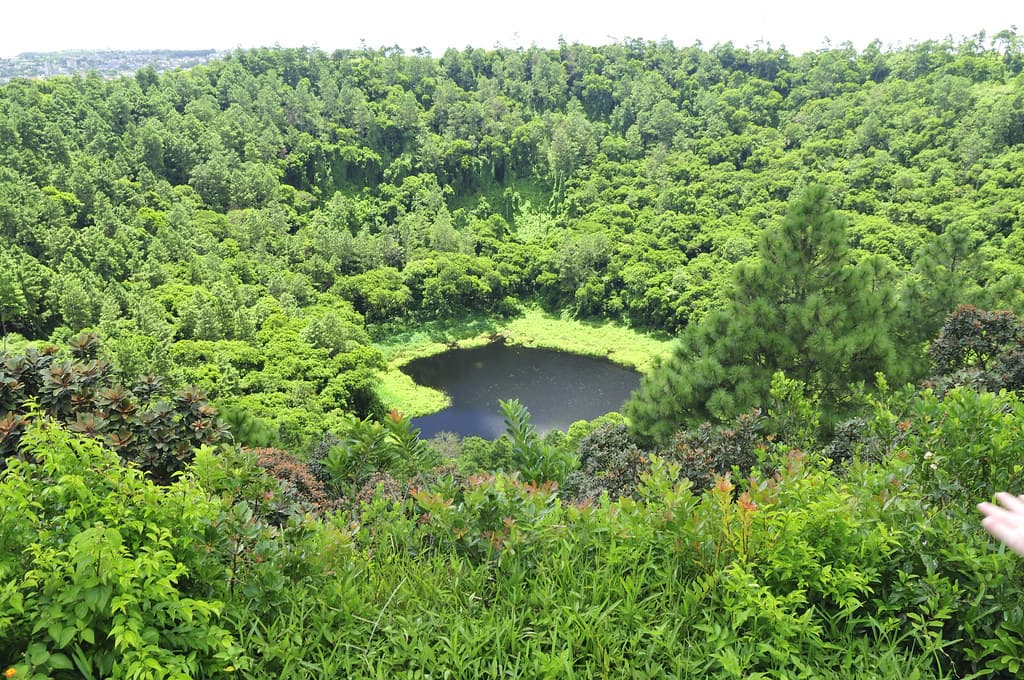 CRATER OF THE TROU AUX CERT