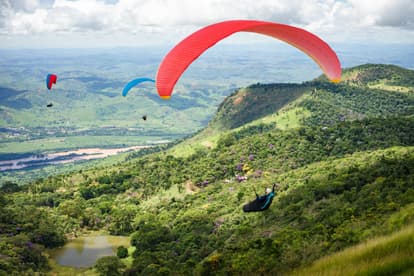 Enjoy paragliding at Khajjiar