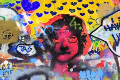Get a chance to visit the amazing Lennon Wall