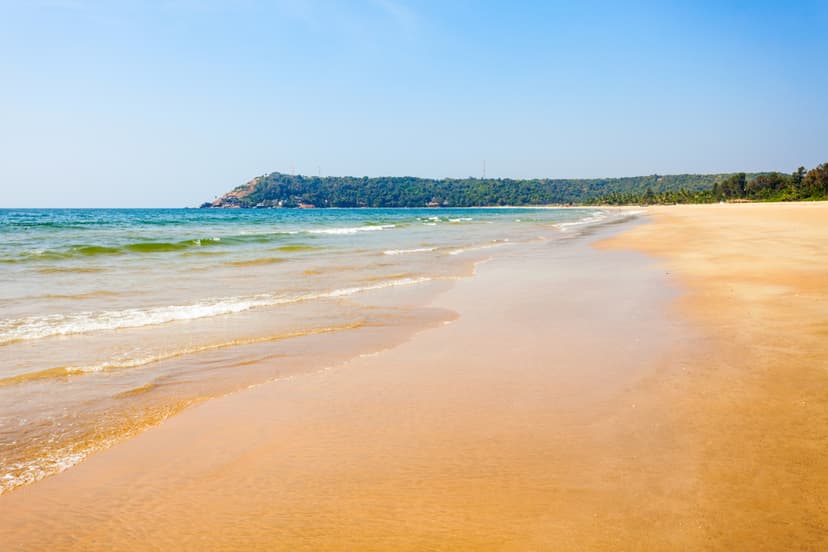 Miramar beach in Goa