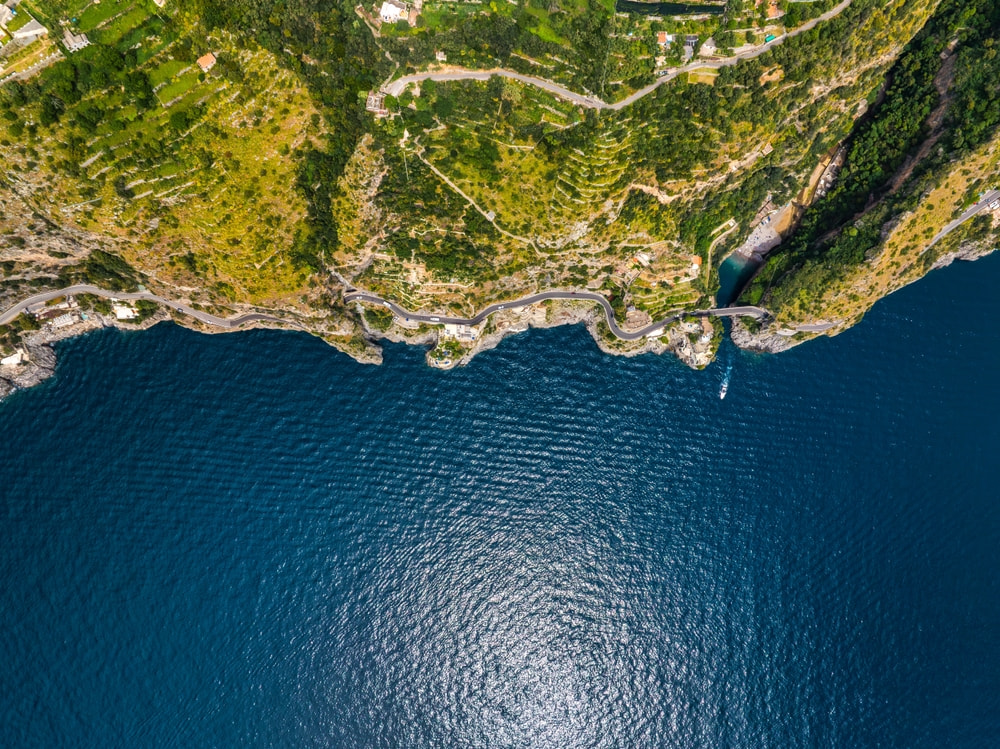 Amalfi Coast Aerial View 1