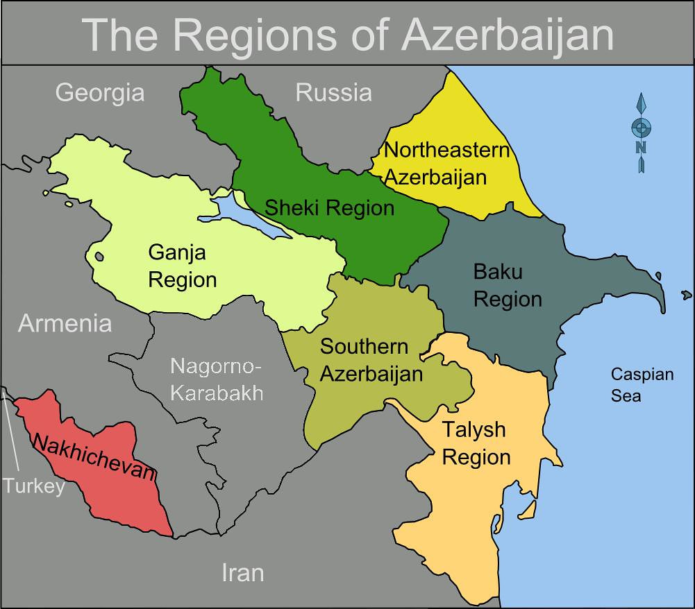 Azerbaijan  Map