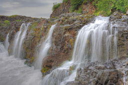 Barnafoss Waterfall
