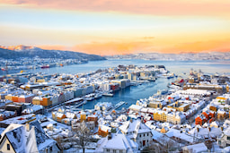 Bergen Town Winter View ` 