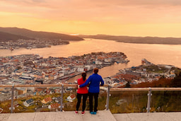 Fløyen Mountain view