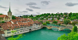 Bern Aare River View