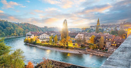 Bern Town Arial View