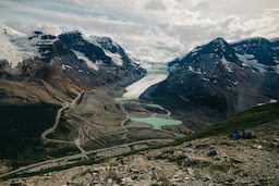 Columbian Ice Fields With Ice Explorer Ride