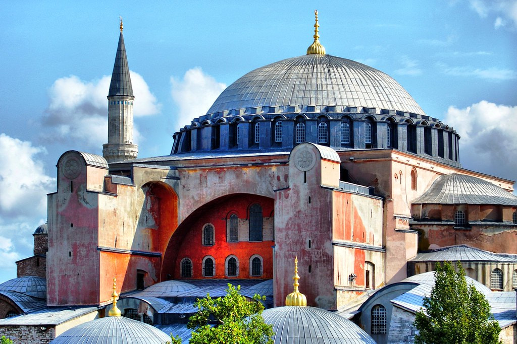 Entrance to Hagia Sofia