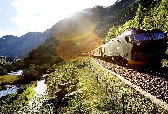 Train Journey Flamsbana