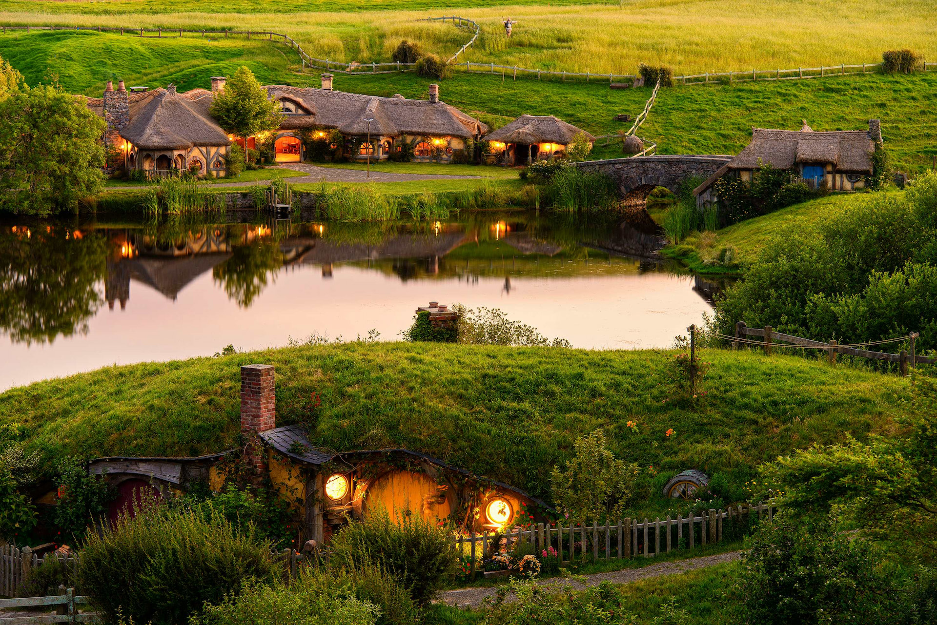 Hobbiton Movie Set Tour from the shire's rest
