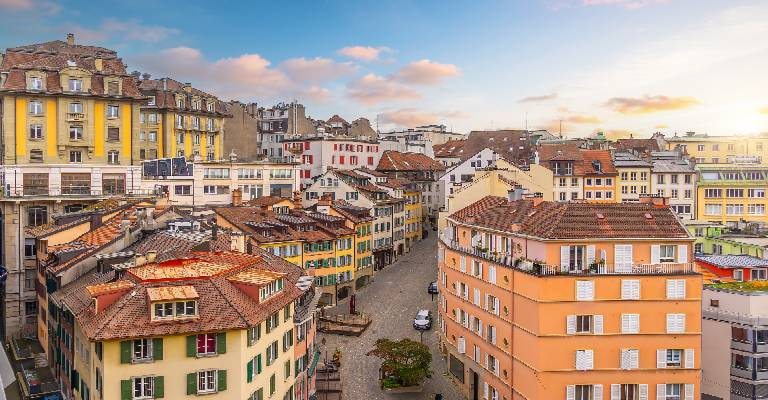 Lausanne Town View -1