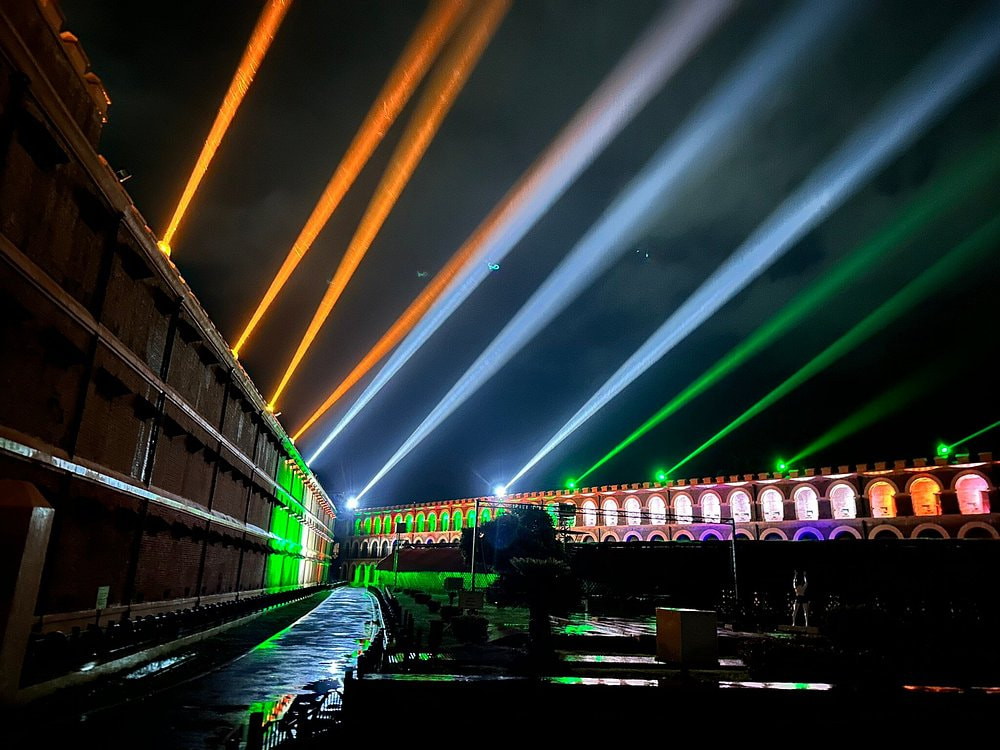 The Light & Sound Show at cellular Jail