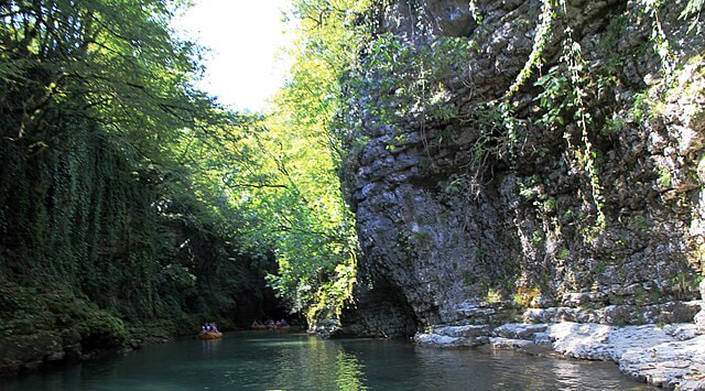 Martvili boat ride 1