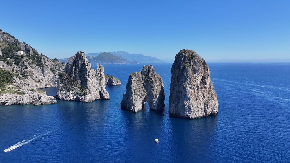 Rocks At Capri Island 
