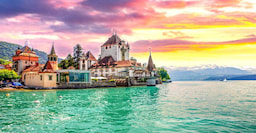 Interlaken View Oberhofen Palace