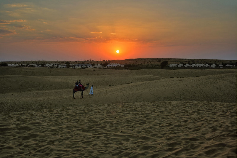 Experience desert camping