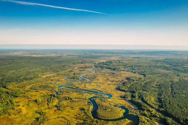 Take a scenic flight over the delta
