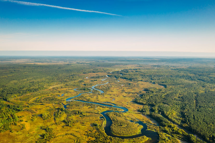 Take a scenic flight over the delta
