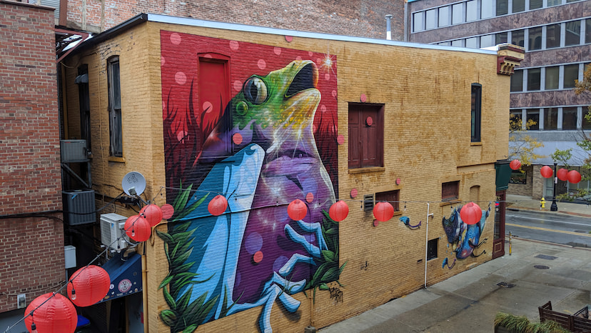 Check out the amazing street art