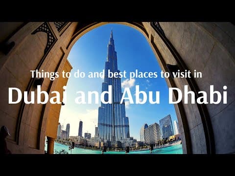 Things to do and best places to visit in Dubai - Flamingo Travels