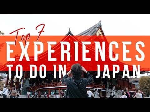 Top 7 Experiences in #japan | Japan Tourist Attractions | Japan Tourist Spots 2026