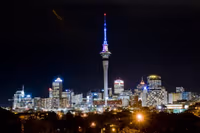 Auckland Tower Night View 1