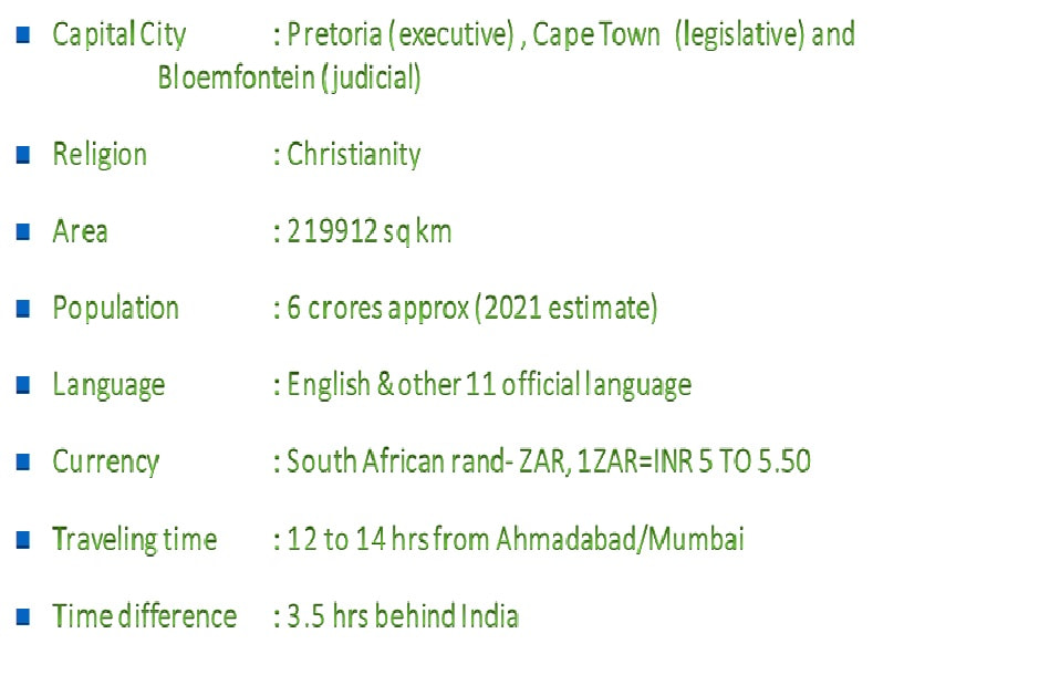 South Africa Facts And Figures