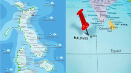 Maldives Map 