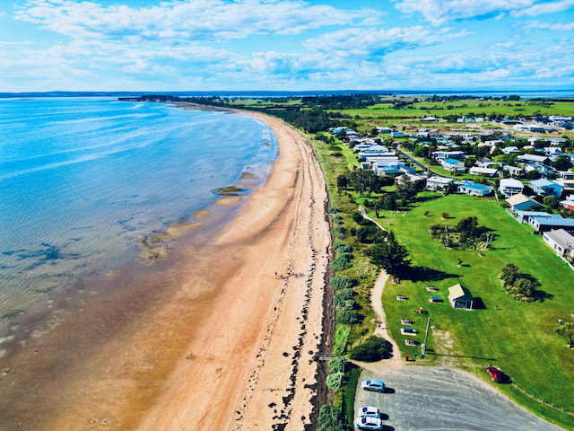 aerial view phillip island 001
