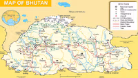 Bhutan Map