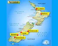 New Zealand Map