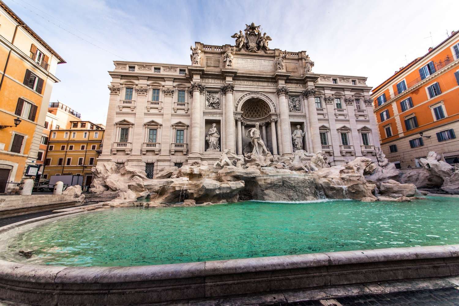 Rome trevi fountain
